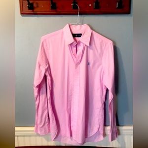 Mens Ralph Lauren pink dress shirt